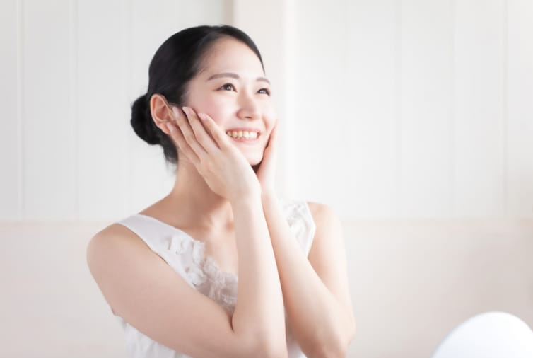 敏感な状態でもやさしくアプローチする様子