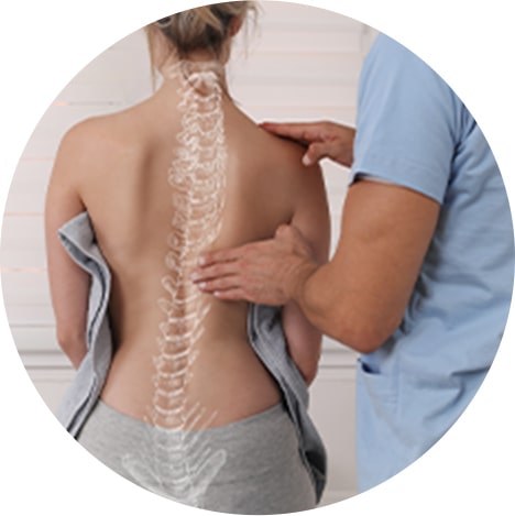 ラクリスを活用した整体施術のイメージ